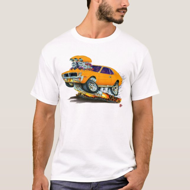 Bil för AMC-Javelinorange Tee Shirt (Framsida)