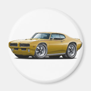Bil för billykta för domare för 1969 GTO guld Magnet