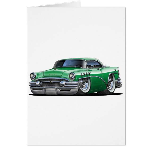 Bil för Buick århundradegrönt Hälsningskort (Framsidan)