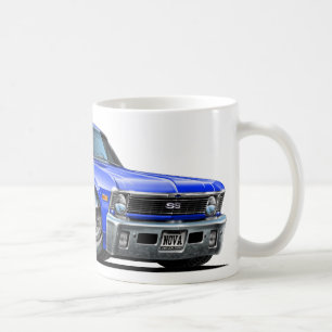 Bil för Chevy Novablått Kaffemugg
