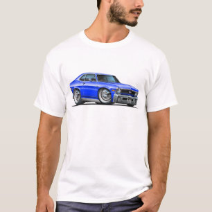 Bil för Chevy Novablått Tee Shirt