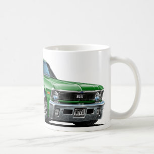 Bil för Chevy Novagrönt Kaffemugg