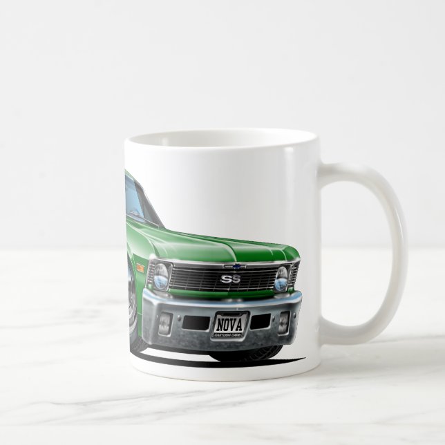 Bil för Chevy Novagrönt Kaffemugg (Höger)