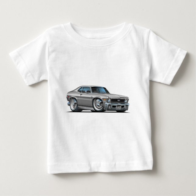 Bil för Chevy Novasilver T-shirt (Framsida)