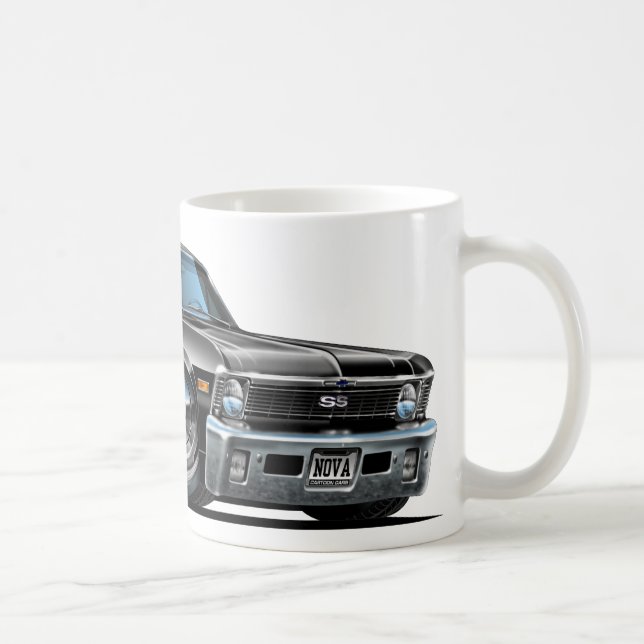Bil för Chevy Novasvart Kaffemugg (Höger)
