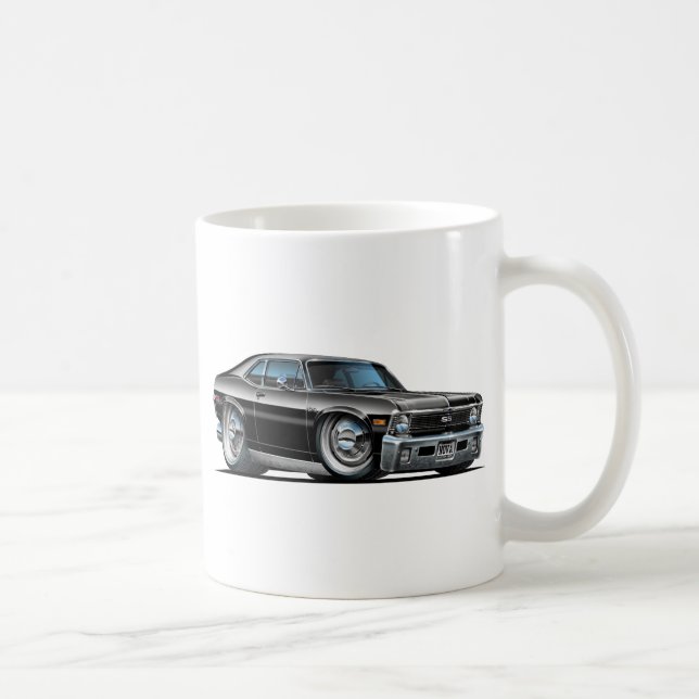 Bil för Chevy Novasvart Kaffemugg (Höger)