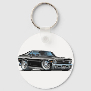 Bil för Chevy Novasvart Nyckelring