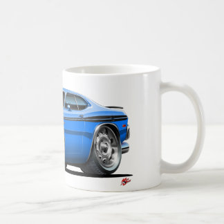Bil för fintdemonblått kaffemugg