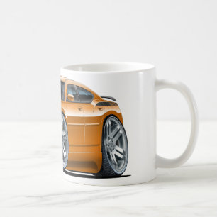 Bil för fintuppladdareDaytona orange Kaffemugg