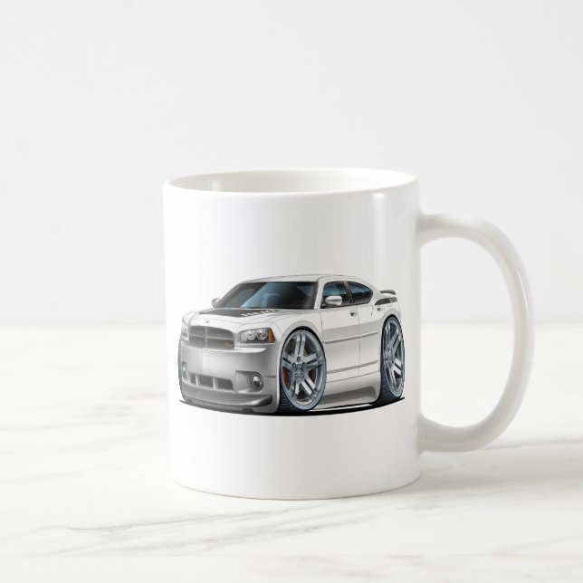 Bil för fintuppladdareDaytona vit Kaffemugg (Höger)