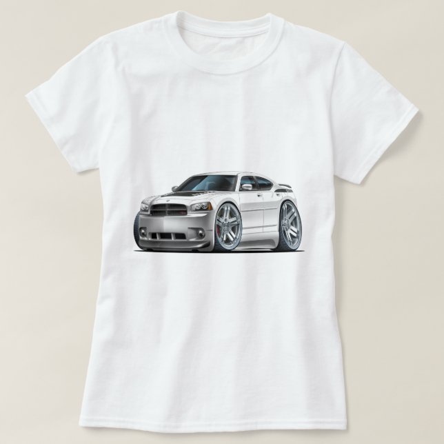 Bil för fintuppladdareDaytona vit Tröja (Design framsida)