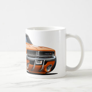 Bil för fintuppladdareorange kaffemugg