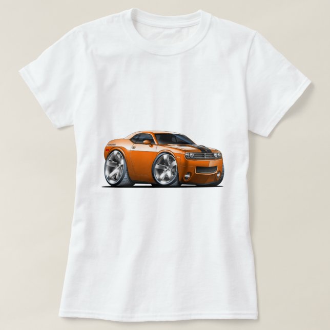Bil för fintutmanareorange tröja (Design framsida)