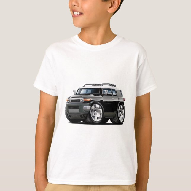 Bil för Fj-kryssaresvart T-shirt (Framsida)