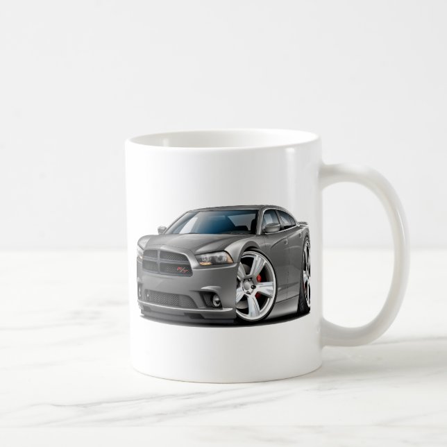 Bil för grå färg för fintuppladdareRT Kaffemugg (Höger)