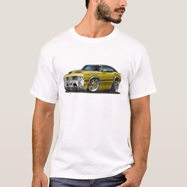 Bil för guld för Olds Cutlass 442 T-shirt (Framsida)