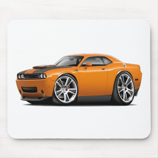 Bil för Hurst utmanareorange Musmatta (Framsidan)