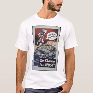 Bil för Uncle som Sam delar propaganda WW1 Tröja