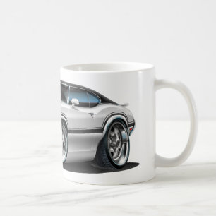 Bil för vit för Olds Cutlass 442 Kaffemugg