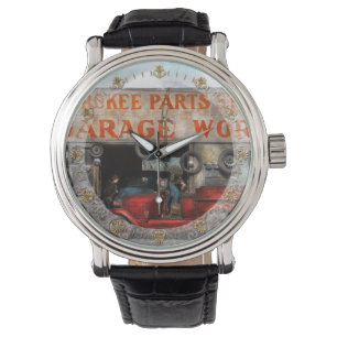 Bil - Garage - Cherokee reservdelsbutik - 1936 Armbandsur