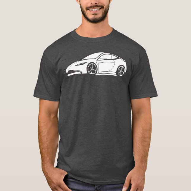 bil ikon t shirt (Framsida)