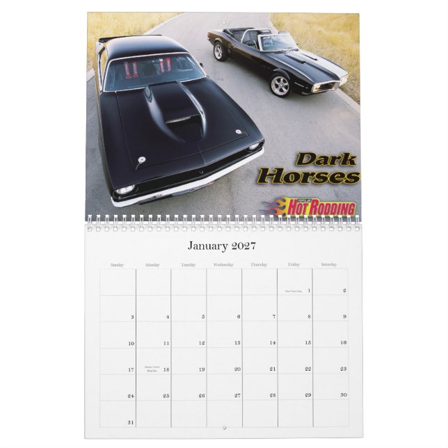 Bil Kalender (Jan 2027)