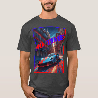 Bil som susar genom staden vintage t shirt