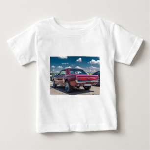 Bil Sport Mustang Röd Muskel Motor Växlar Metall Tee