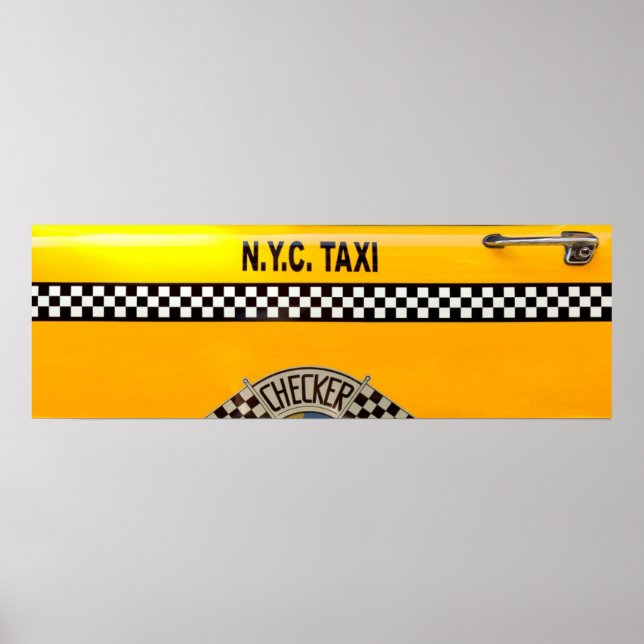 Bil - Stad - NYC Taxi Poster (Framsidan)