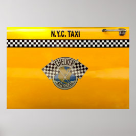 Bil - Stad - NYC Taxi Poster