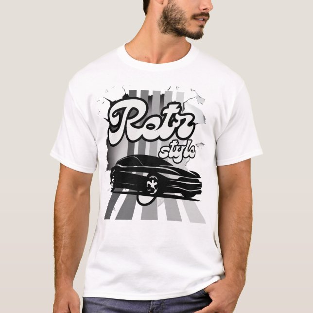 bil t shirt (Framsida)