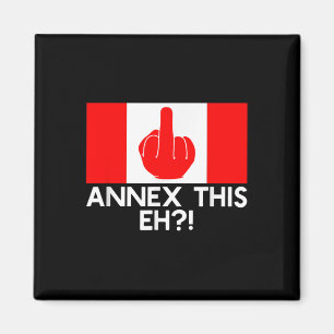 Bilaga I Eh! Funny Pro Canada Flagga for Anti Magnet