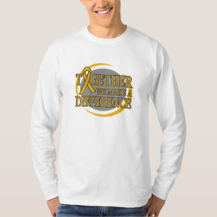 Bilagacancer tillsammans gör vi en skillnad t-shirt