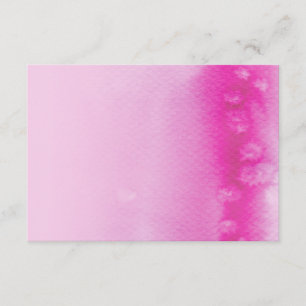 BILAGAKORT :: ombre watercolor fuschia rosa Tilläggskort