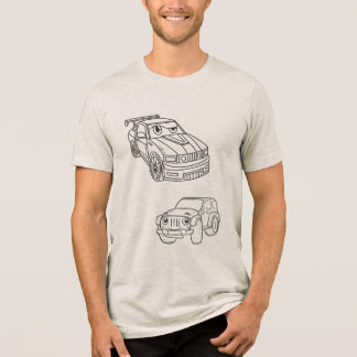 bilar_anime utgåva t shirt