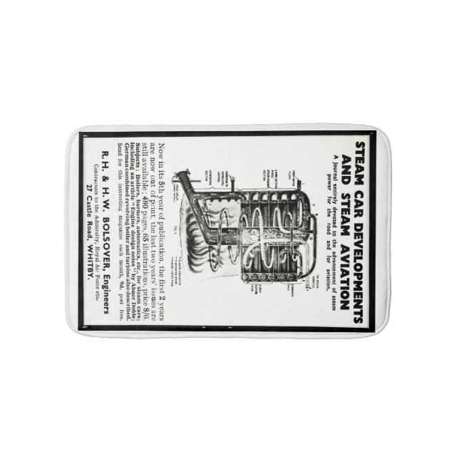 Bilar för badmattaannonsånga och ångaflyg badrumsmatta (Framsidan)