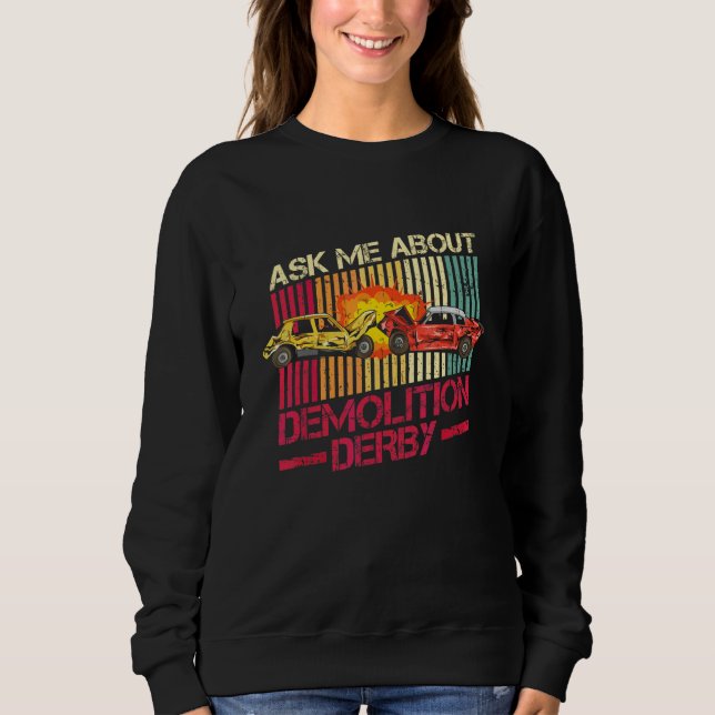 Bilar för demolition derby för en demolition derby t shirt (Framsida)