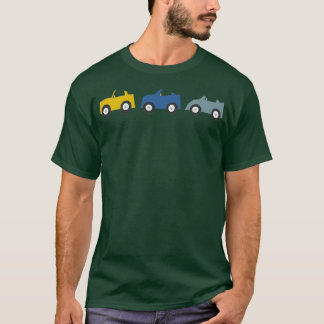 Bilar för tävla i Retro T Shirt