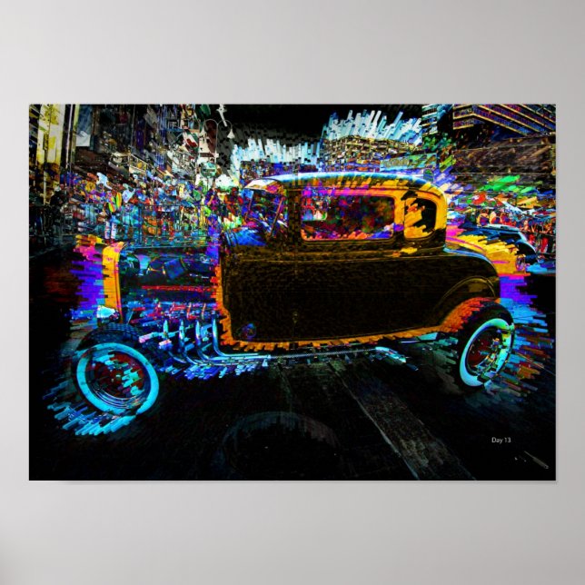 Bilar, Hett August Nights, Reno Poster (Framsidan)