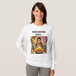 Bilar innan killar är konstiga T-Shirt-design. T Shirt