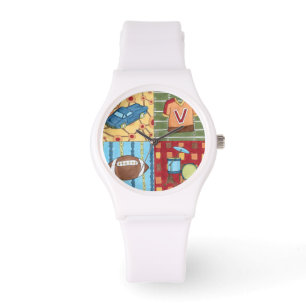 Bilar, Jersey, Football and Drum Kit Armbandsur