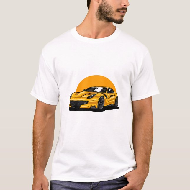 bilar kärlek t shirt (Framsida)