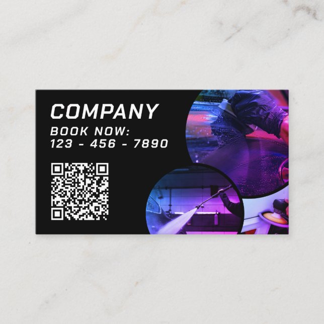 Bilar med detaljerade uppgifter om bilder Affärsko Visitkort (Framsida)