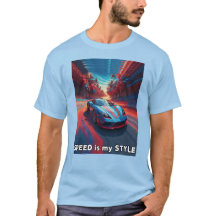 Bilar med röda och blå effekter