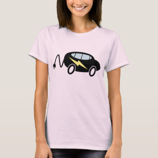 Bilar och blixt med kontakt tee shirt