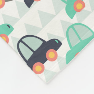 Bilar och fler bilar fleecefilt