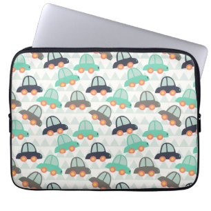 Bilar och fler bilar laptop sleeve