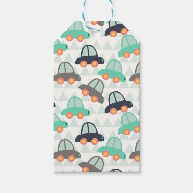 Bilar och fler bilar presentetikett (Framsidan)