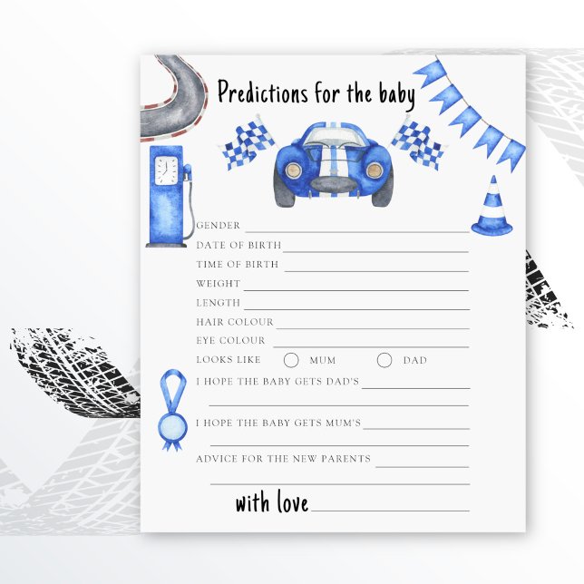 Bilar tävling - förutsägelser och råd från baby (Skapare uppladdad)