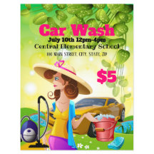 Bilar Tvättar kampanjfälla